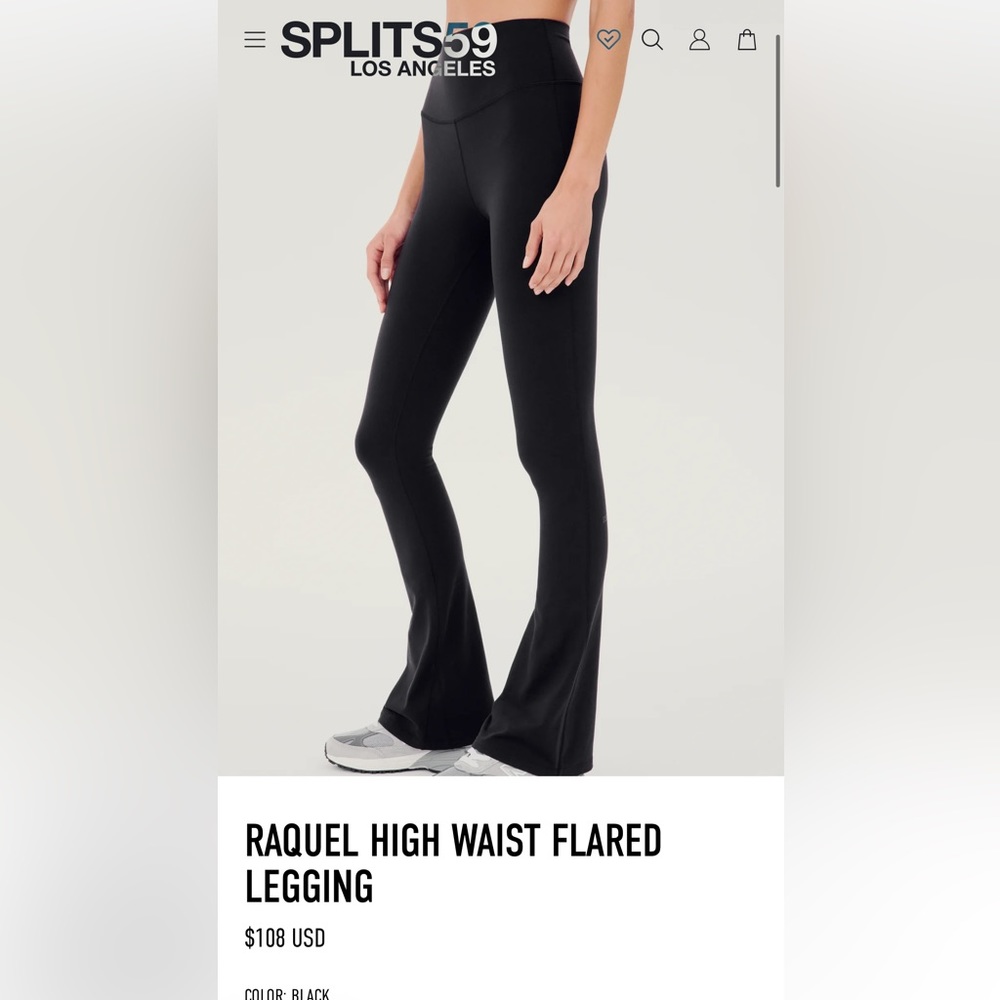 SPLITS59 Raquel high waisted flare leggings